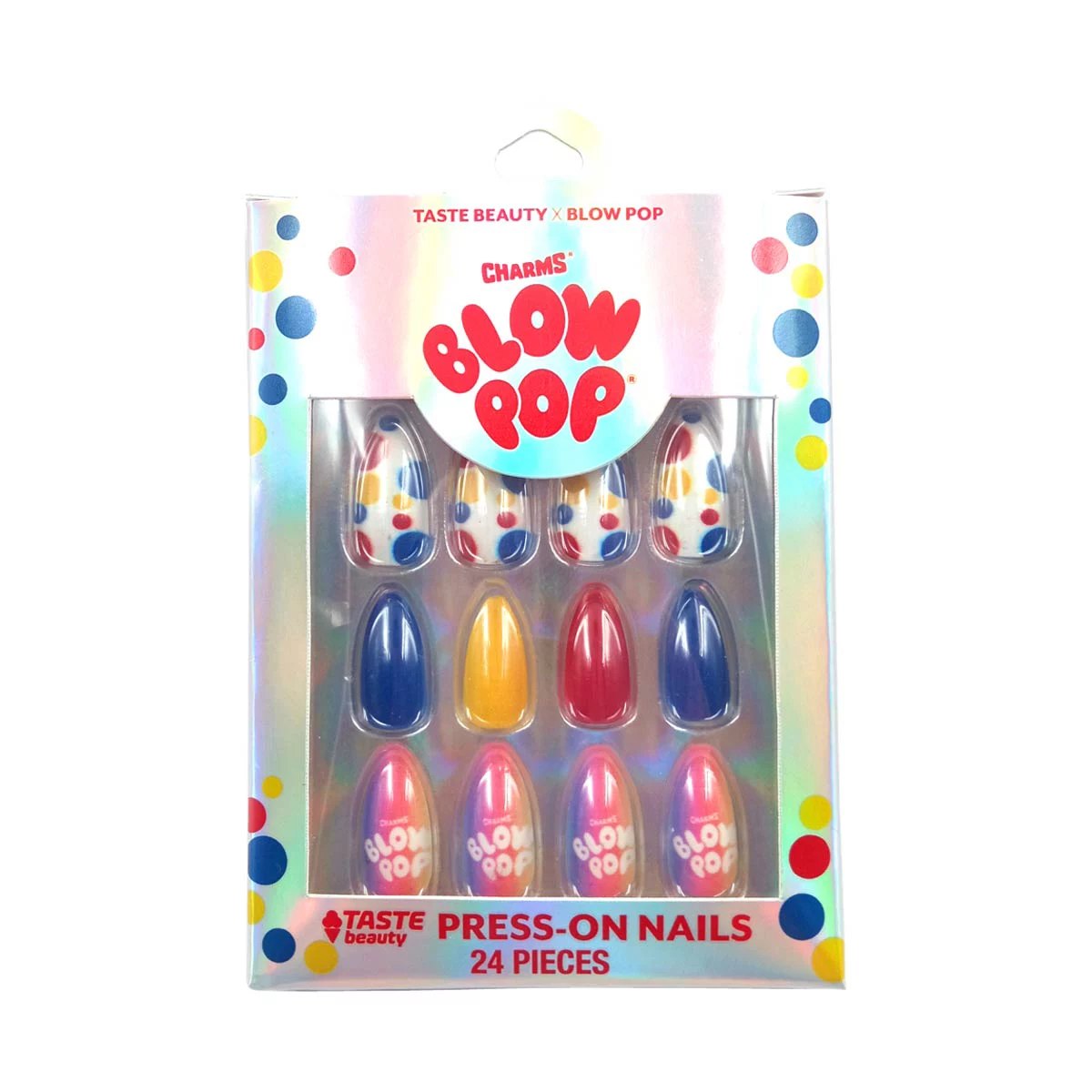 Taste Beauty Charms Blow Pop Press-On Nails, 24 Count — pOpshelf penny item