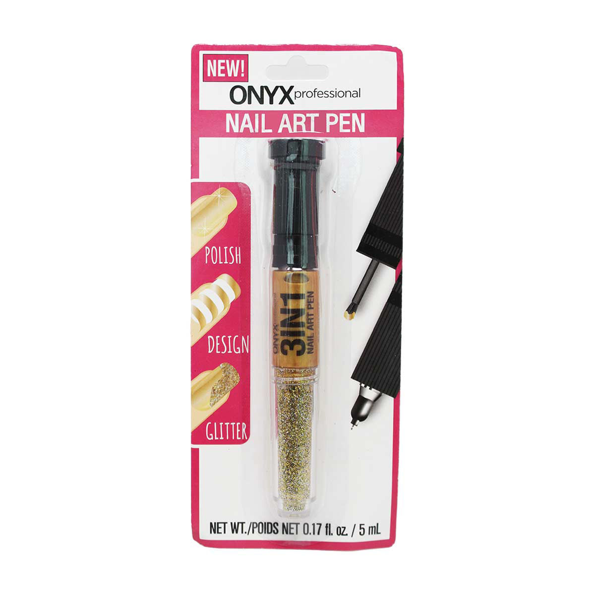 Onyx Professional Nail Art Pen - Gold, 0.17 fl oz — pOpshelf penny item