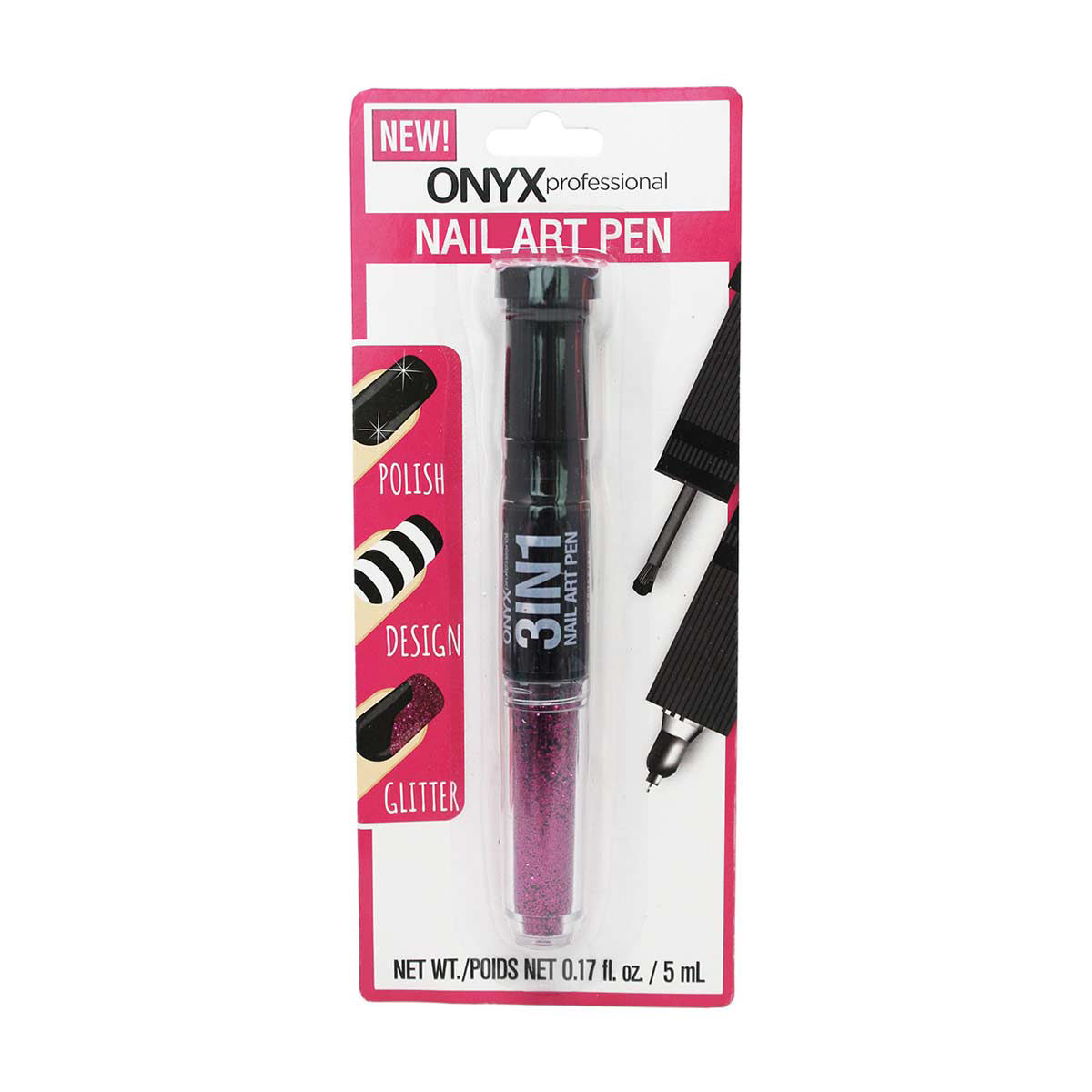 Onyx Professional Nail Art Pen - Black, 0.17 fl oz — pOpshelf penny item