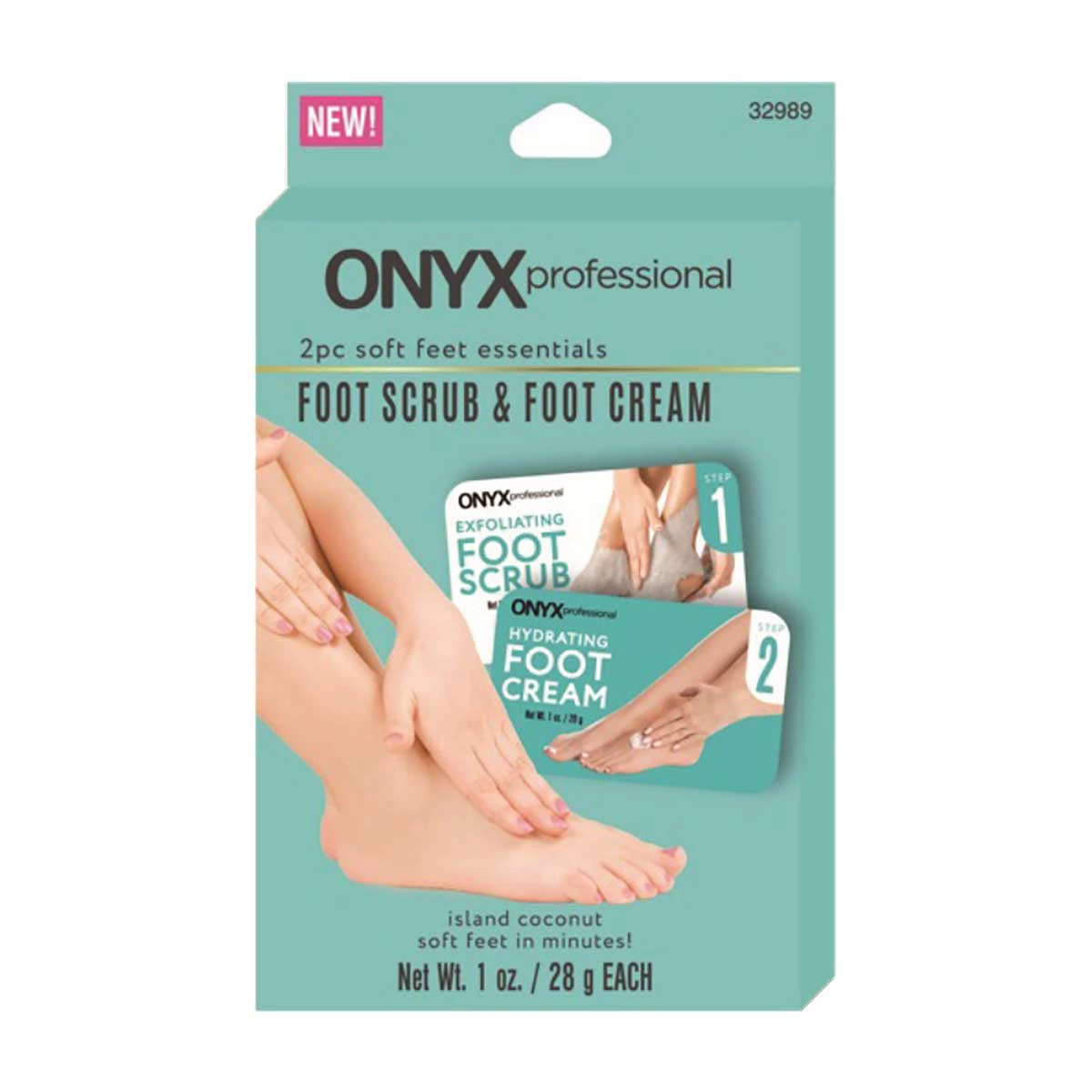 Onyx Professional Soft Feet Essentials Foot Scrub & Foot Cream, 2 Piece — pOpshelf penny item
