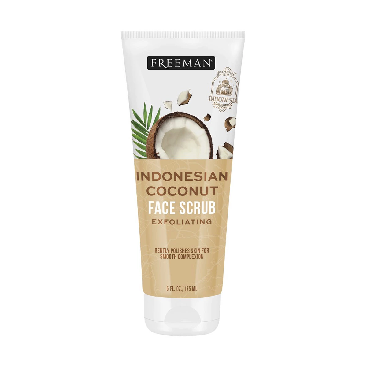 Freeman Exotic Blends Exfoliating Face Scrub - Indonesian Coconut, 6 oz — pOpshelf penny item