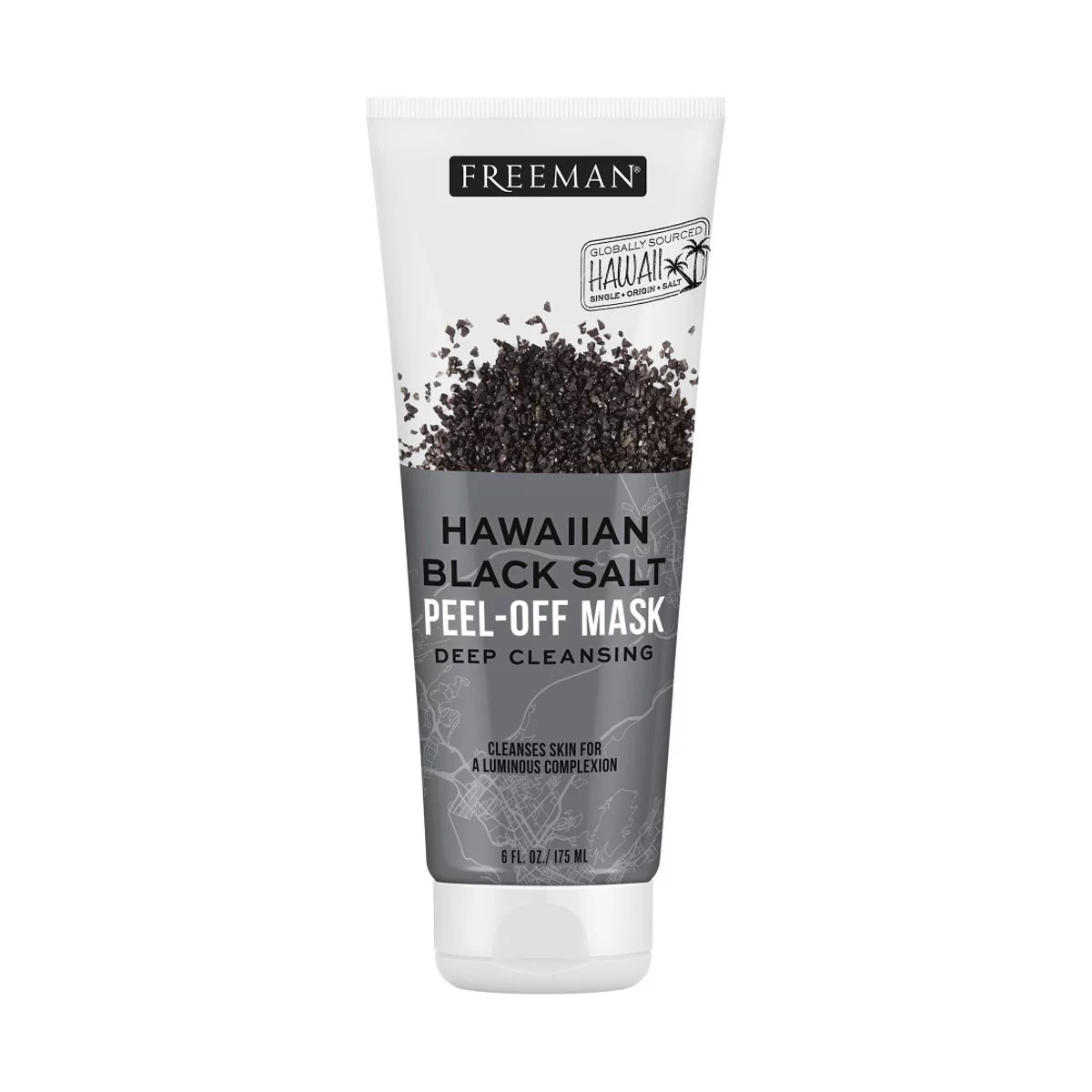 Freeman Exotic Blends Hawaiian Black Salt Peel Off Mask, 6 oz — pOpshelf penny item