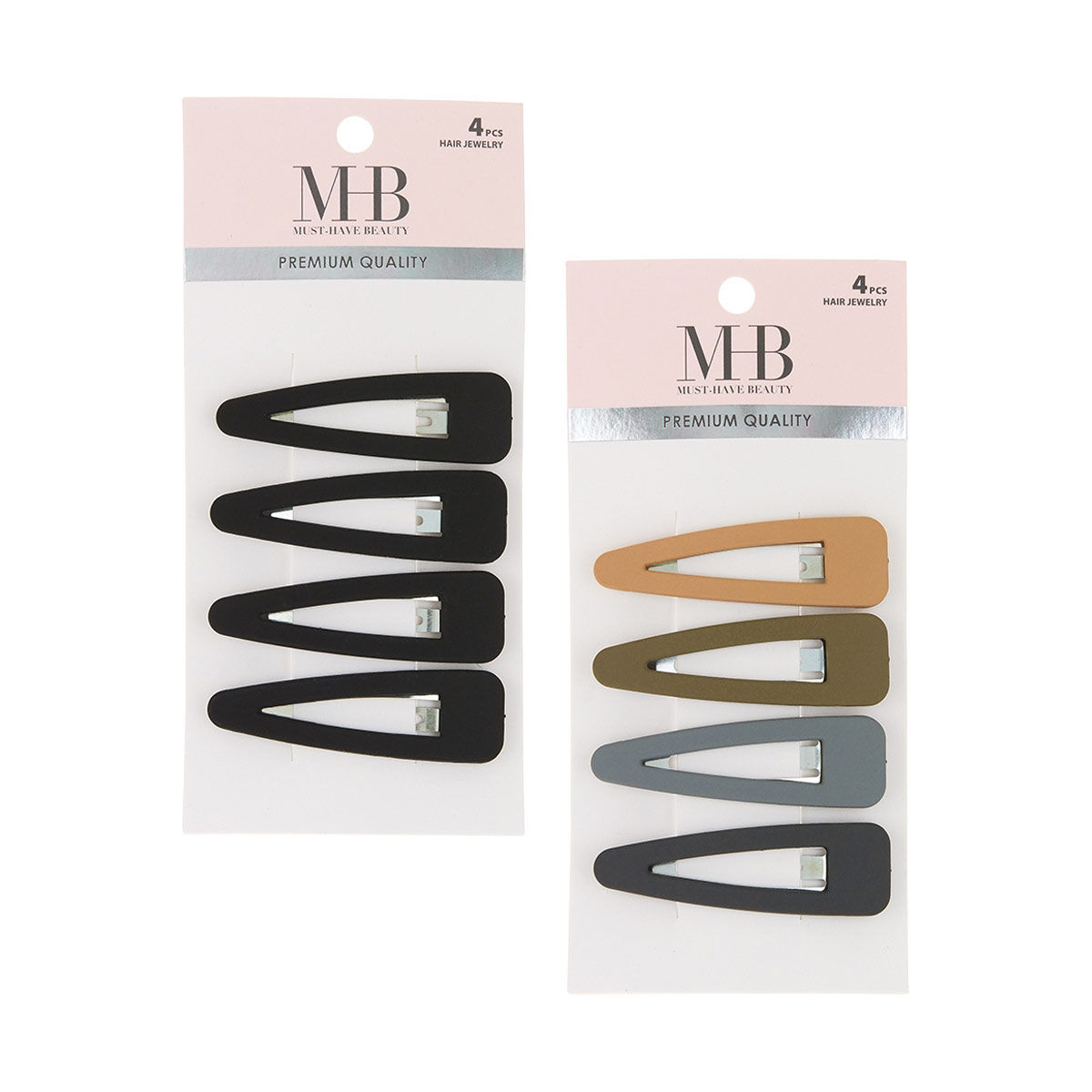 Must Have Beauty Premium Quality Snap Clip, 4 Count - Assorted — pOpshelf penny item