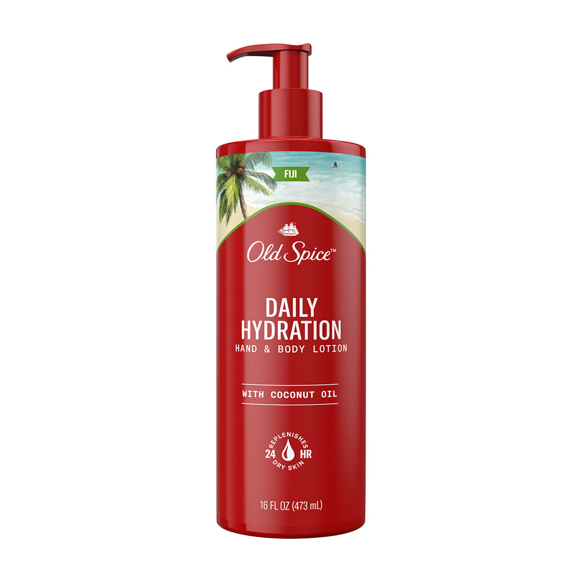 Old Spice Daily Hydration Hand & Body Lotion for Men - Fiji with Coconut Oil, 16 fl oz — pOpshelf penny item