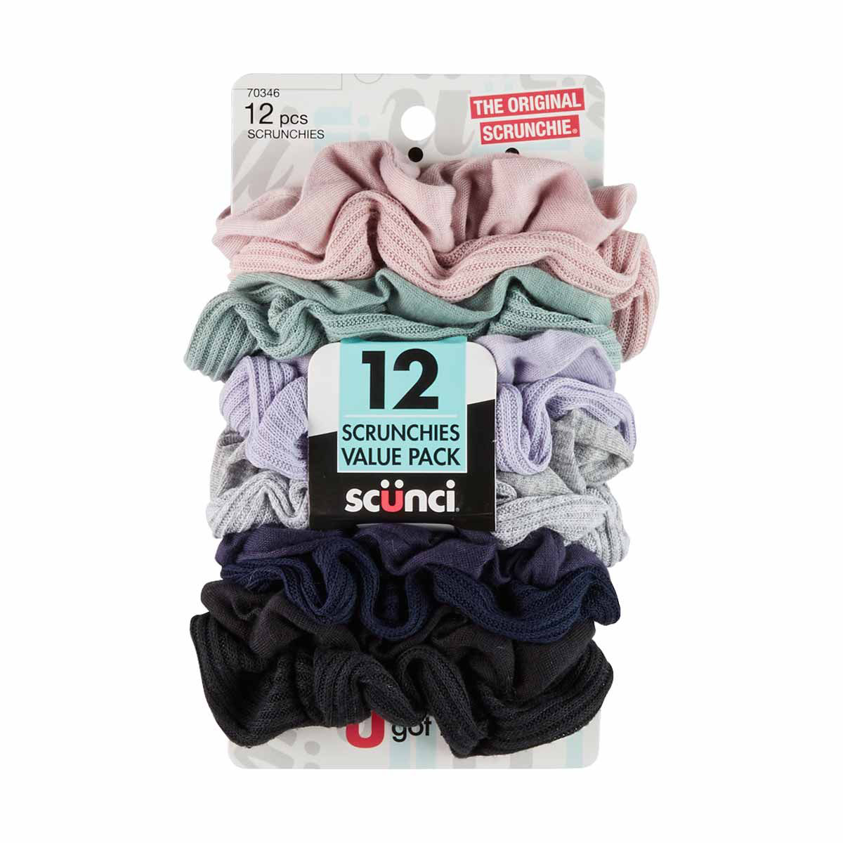 Scunci Scrunchies Value Pack, 12 Count — pOpshelf penny item