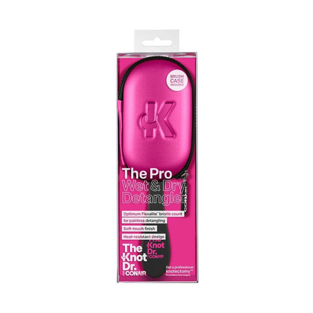 Conair The Knot Dr. Pro Wet & Dry Detangler Hairbrush with Brush Case — pOpshelf penny item