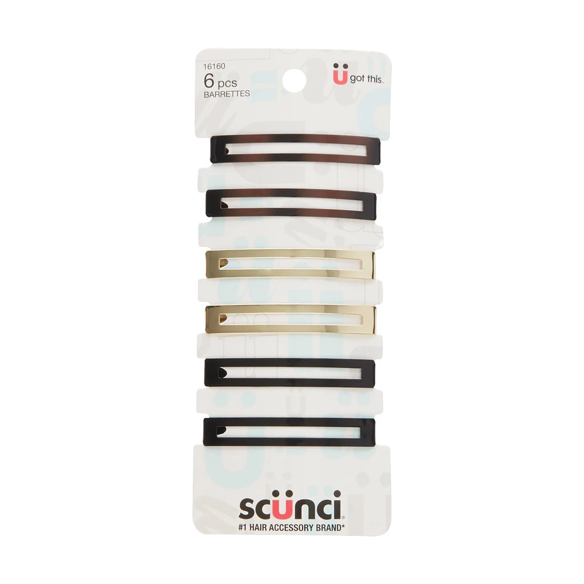 Scunci Barrettes, 6 Count — pOpshelf penny item