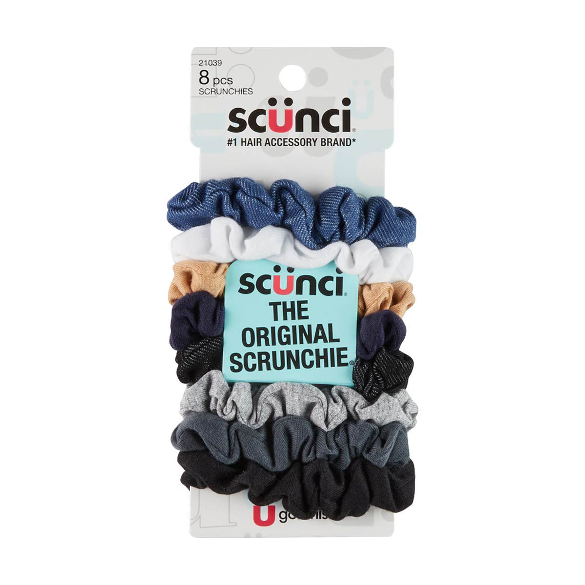 Scunci Mini Denim Scrunchies, 8 Count — pOpshelf penny item