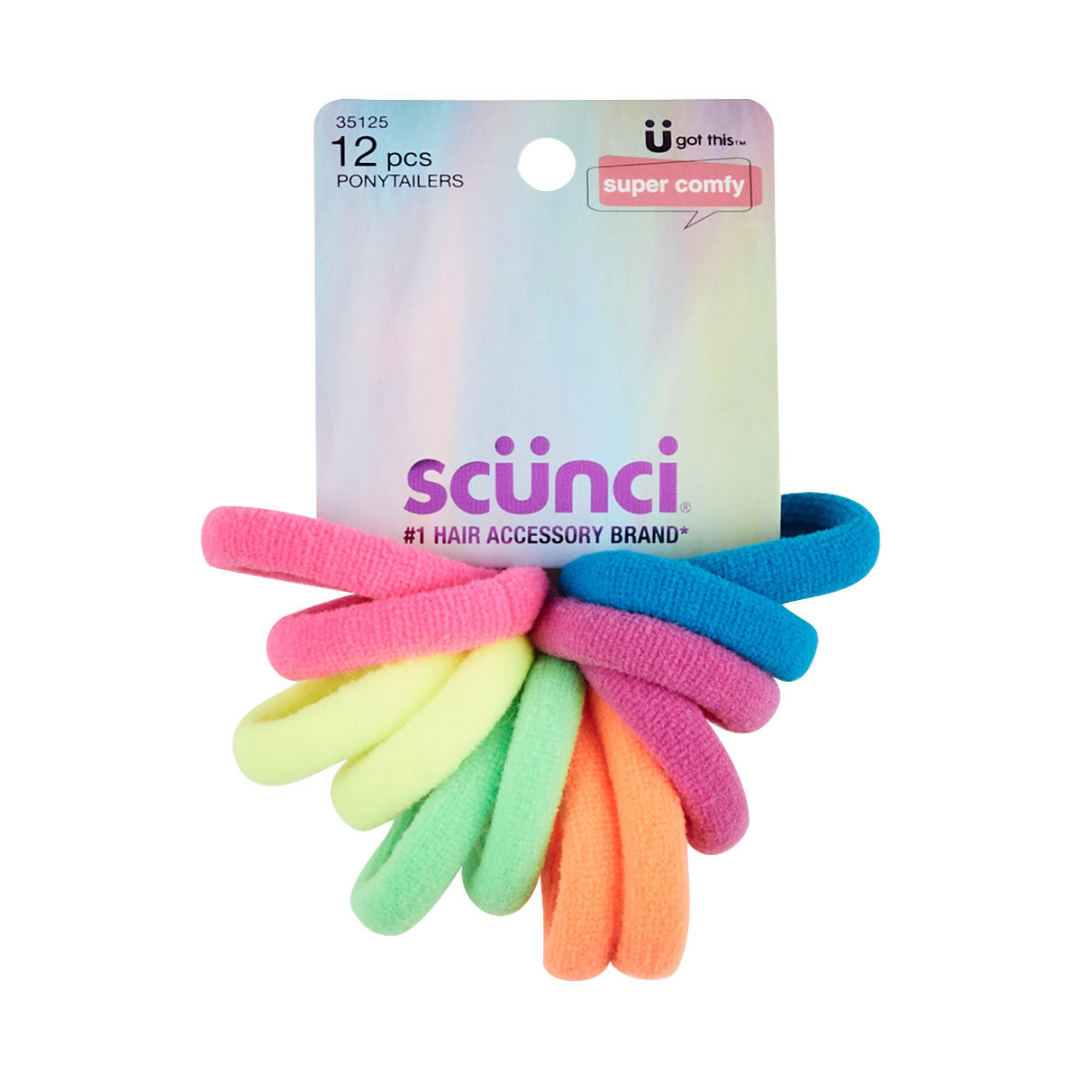 Scunci Super Comfy Bright Ponytailers, 12 Count — pOpshelf penny item