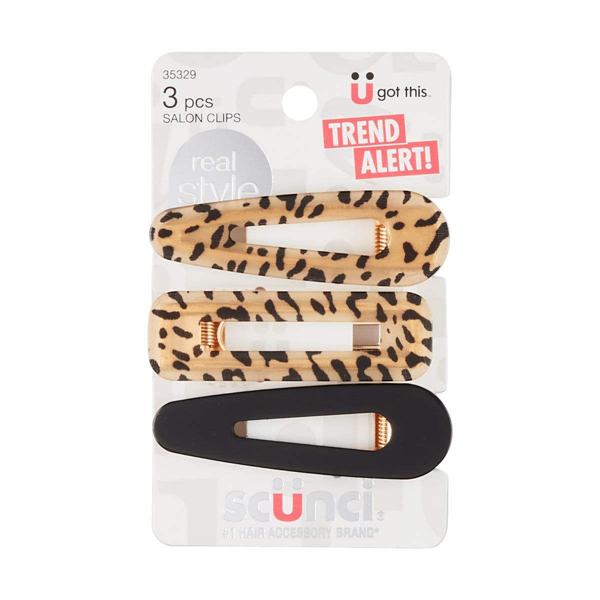 Scunci Acrylic Salon Clips, 3 Count — pOpshelf penny item