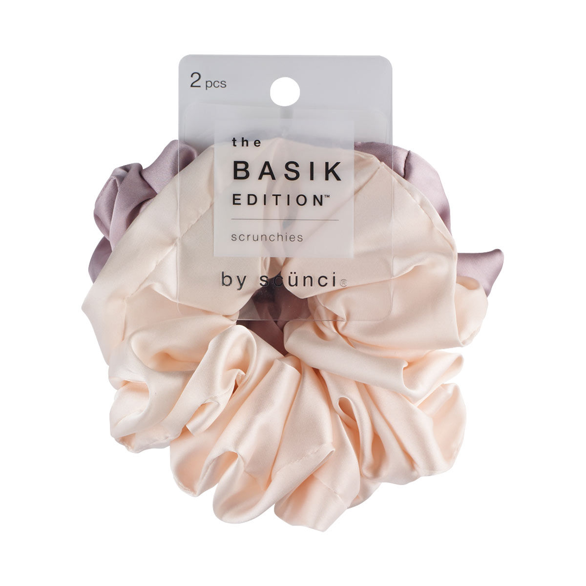 Scunci The Basik Edition Jumbo Satin Scrunchies, 2 Count — pOpshelf penny item