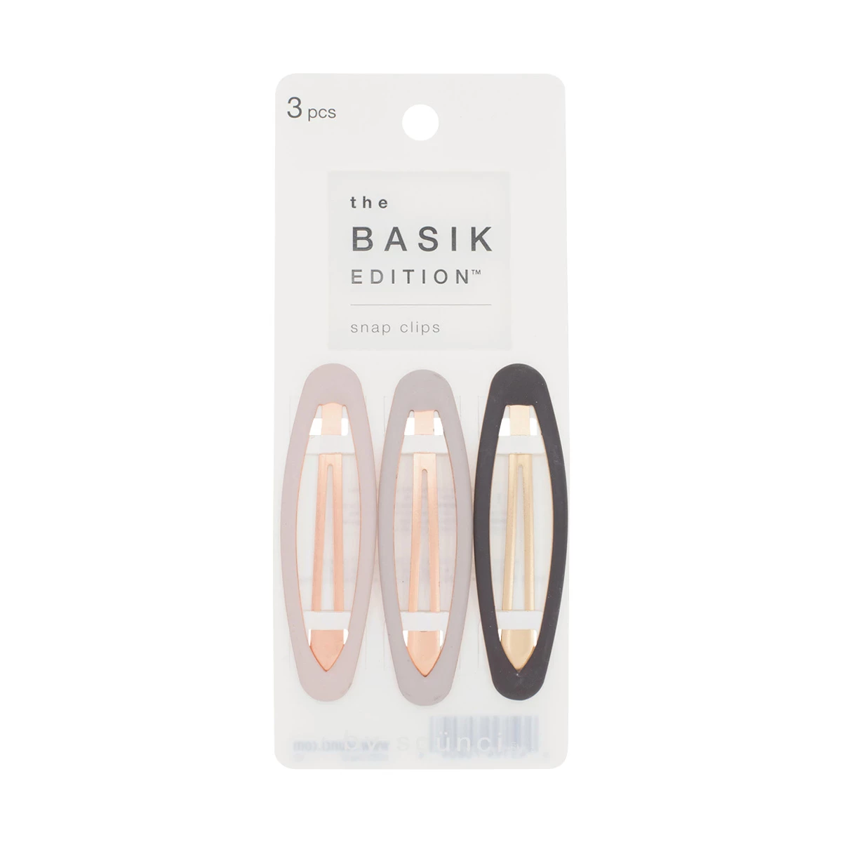 Scunci The Basik Edition Snap Clips, 3 Count — pOpshelf penny item