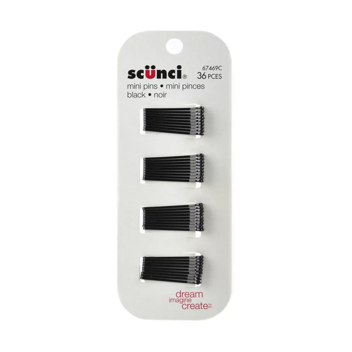 Scünci Mini Bobby Pins, Black, 36 Pack — pOpshelf penny item