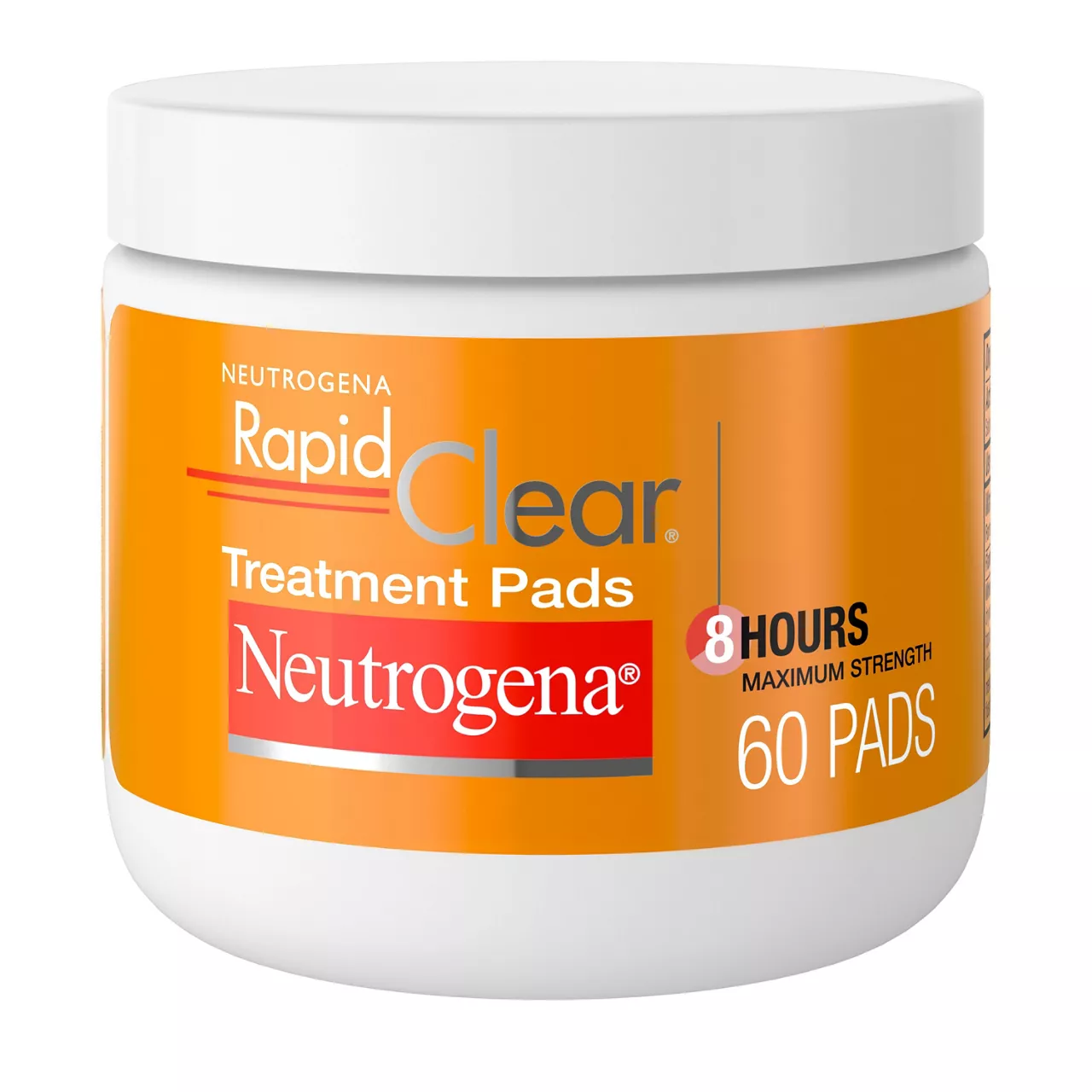 Neutrogena Rapid Clear Maximum Strength Acne Facial Pads, 60 Count — pOpshelf penny item