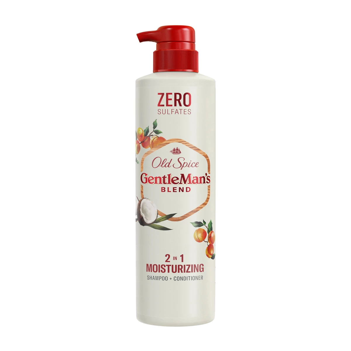 Old Spice Gentleman's Blend with Apricot Kernel & Coconut Oil, 2in1 Moisturizing Shampoo and Conditioner, 14.8 fl oz 440 ml — pOpshelf penny item