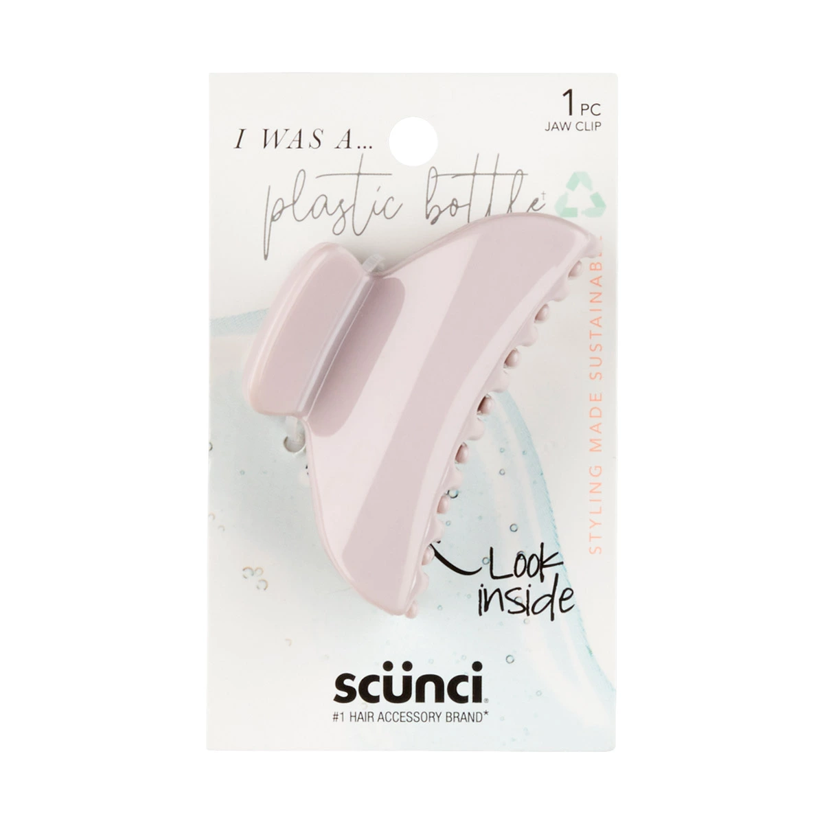 Scunci Recycled Jaw Clip, Pink, 1 Count — pOpshelf penny item