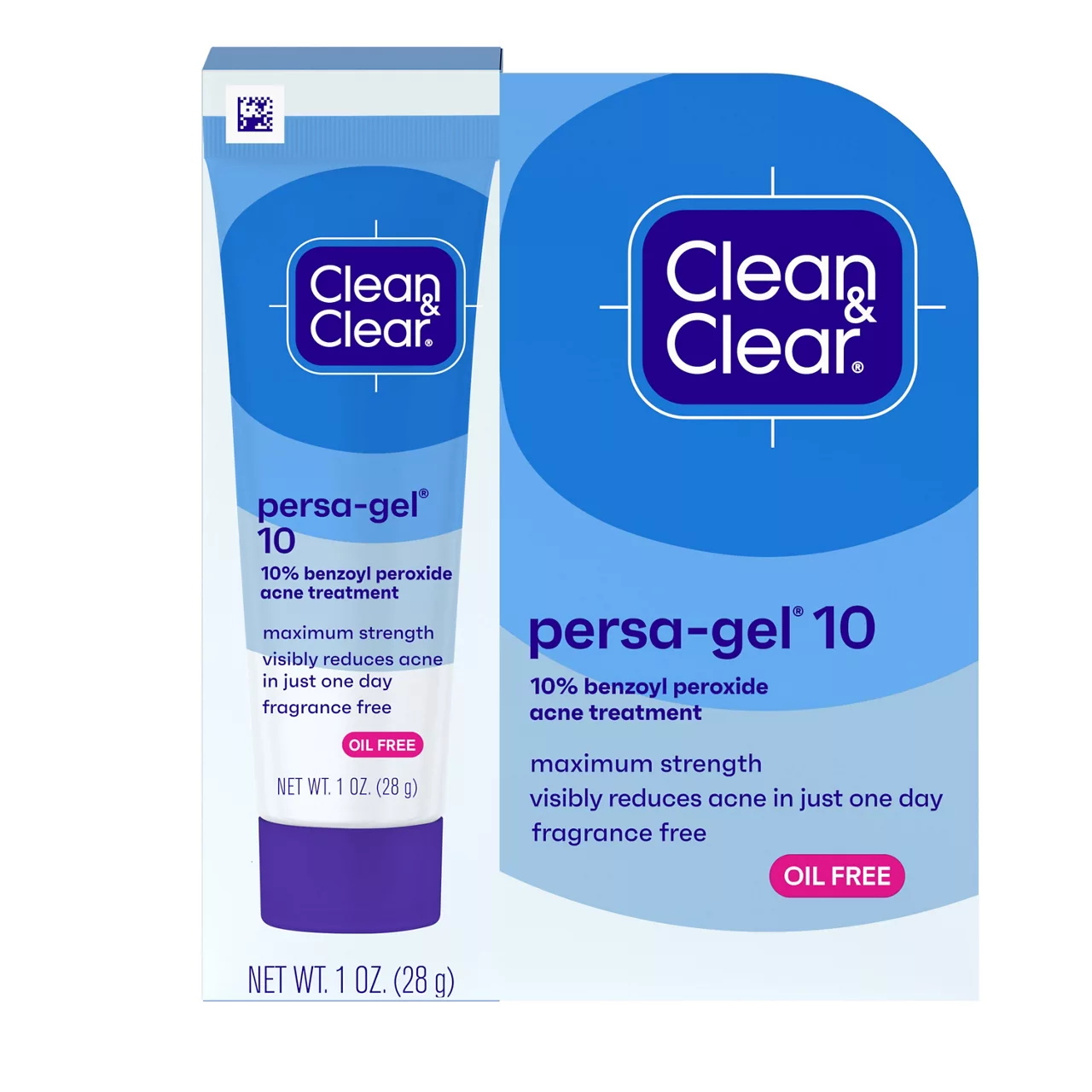 Clean & Clear Persa-Gel 10 Acne Treatment, Benzoyl Peroxide, 1 fl. oz — pOpshelf penny item