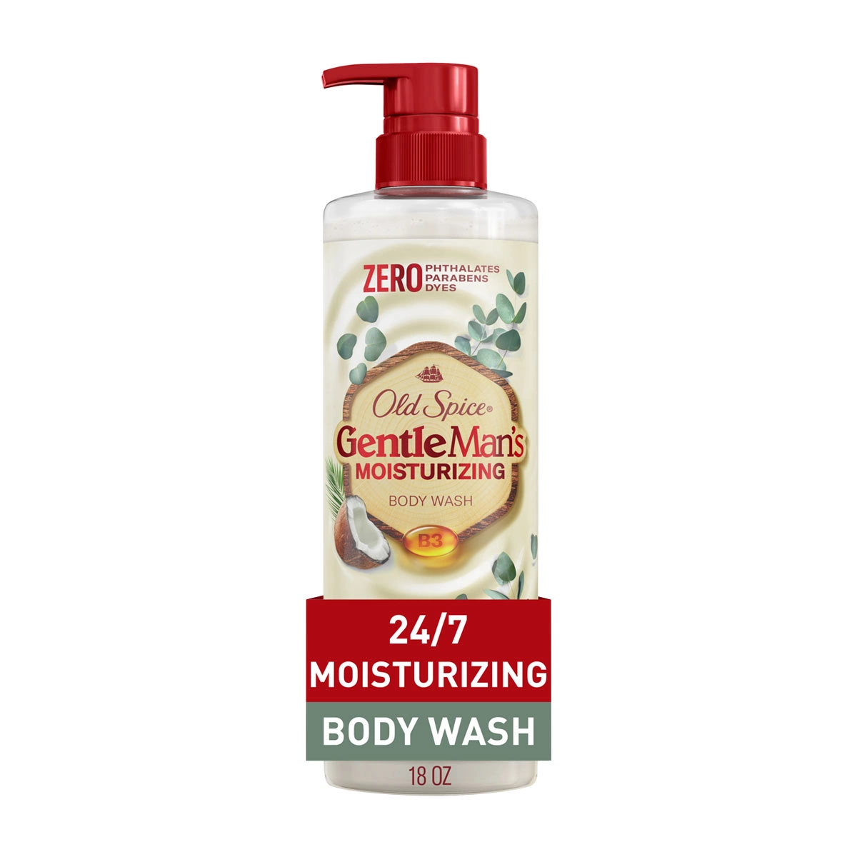 Old Spice Men's Body Wash GentleMan's Blend Eucalyptus and Coconut Oil, 18 oz (532 ml) — pOpshelf penny item