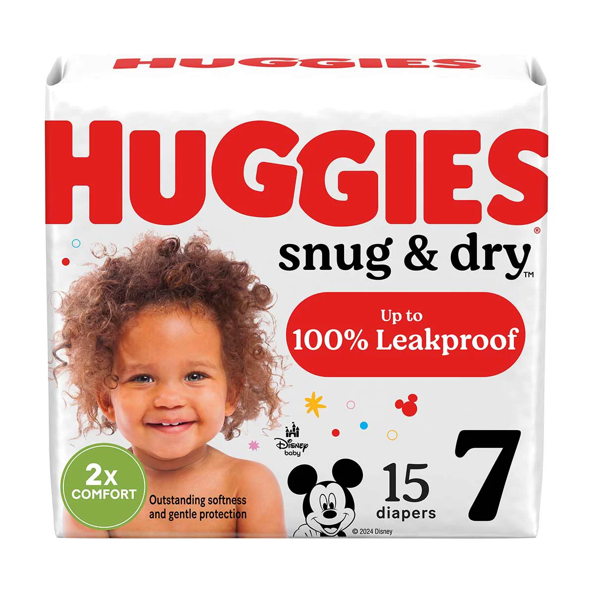 Huggies Snug & Dry Baby Diapers, Size 7 (41+ lbs), 15 Count — pOpshelf penny item