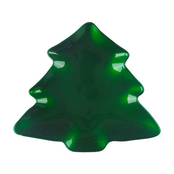 Christmas Tree Shaped Polypropylene Plate, 10 in, Assorted — pOpshelf (SKU 41128901)
