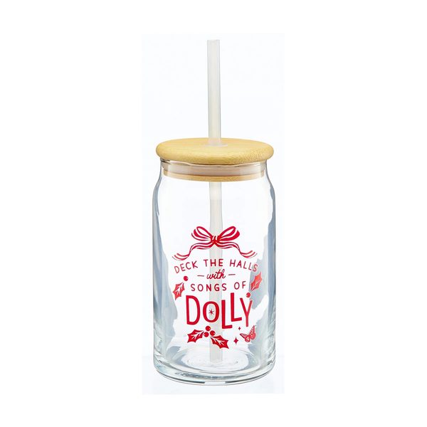 Dolly Parton Glass Cup with Lid and Straw, Assorted — pOpshelf (SKU 41875401)