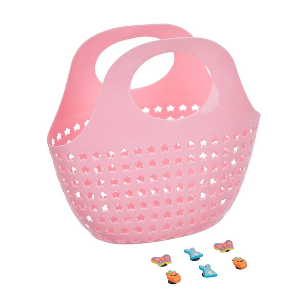 Easter Plastic Storage Basket with Charms, Assorted — pOpshelf penny item