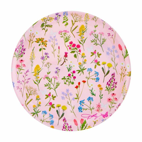 Dolly Parton Spring Melamine Round Dinner Plate — pOpshelf