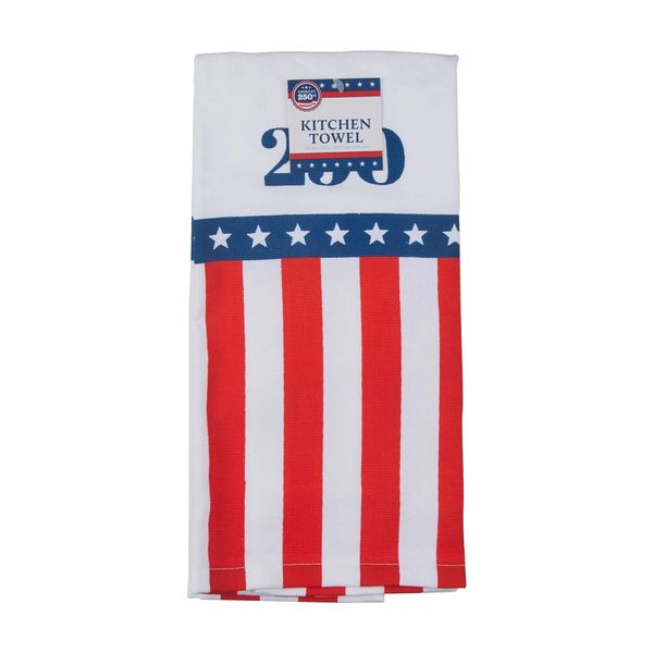 Patriotic Printed Kitchen Towel, 16x26 in, 6 Assorted Patterns — pOpshelf