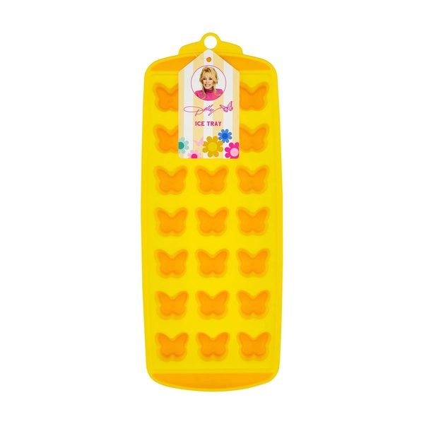 Dolly Parton Summer Butterfly Shaped Ice Cube Tray, 4 Assorted Colors — pOpshelf