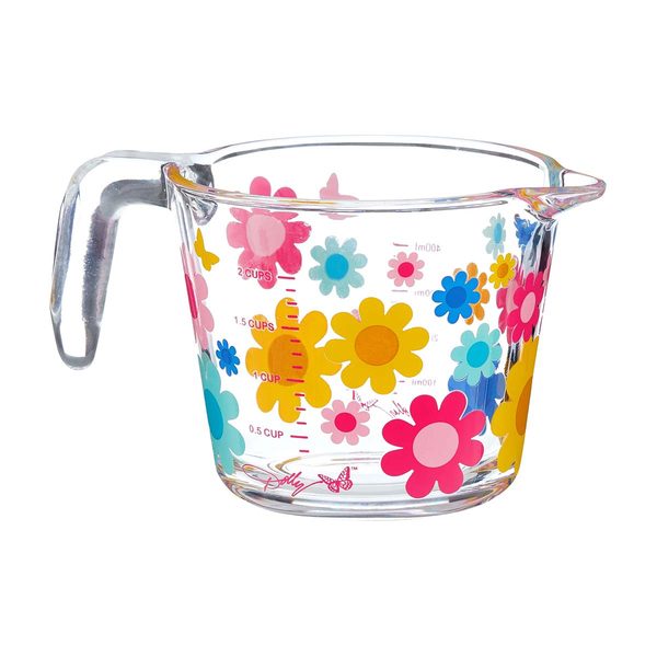 Dolly Parton Summer Floral Glass Measuring Cup — pOpshelf