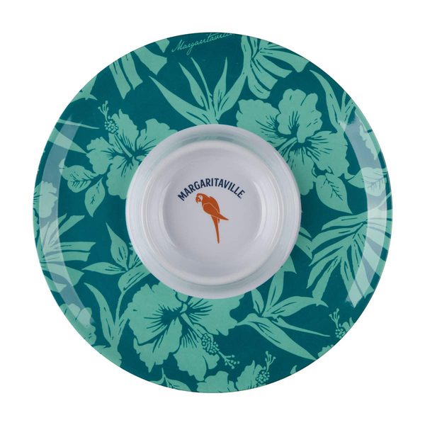 Margaritaville Tropical Printed Chip & Dip Serving Tray, 4 Assorted Patterns — pOpshelf