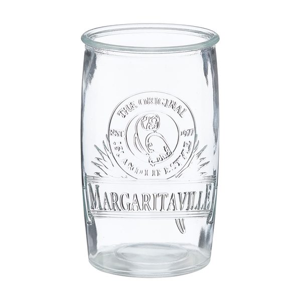 Margaritaville Clear Embossed Glass Tumbler — pOpshelf