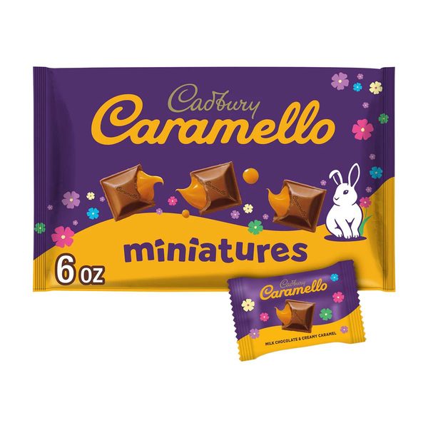 Cadbury Caramello Miniatures Milk Chocolate Caramel, Easter Candy Bag, 6 oz — pOpshelf penny item